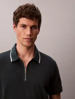 Calvin Klein Poloshirt aus Baumwoll-Piqué^Herren Hemden & Poloshirts
