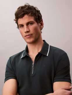 Calvin Klein Poloshirt aus Baumwoll-Piqué^Herren Hemden & Poloshirts