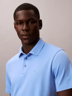 Calvin Klein Poloshirt aus Pima-Baumwolle^Herren Anzüge|Hemden & Poloshirts