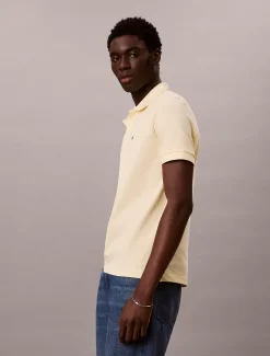 Calvin Klein Poloshirt aus Piqué mit offenem Kragen^Herren Hemden & Poloshirts