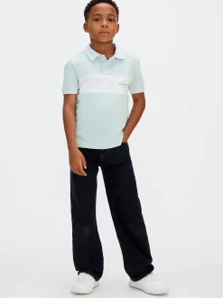 Calvin Klein Poloshirt im Blockfarben-Design^Kinder Kleidung|Hemden & Poloshirts