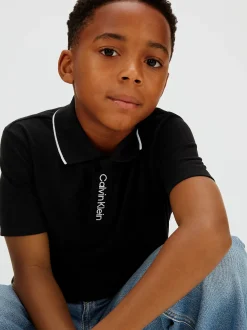 Calvin Klein Poloshirt mit Verzierung^Kinder Hemden & Poloshirts|Kleidung