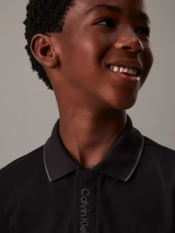 Calvin Klein Poloshirt mit Verzierung^Kinder Hemden & Poloshirts|Kleidung