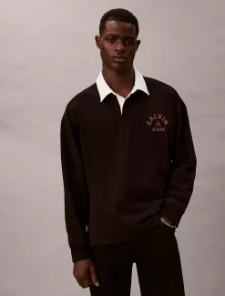 Calvin Klein Polo-Sweatshirt mit grafischem Logo^Herren Hemden & Poloshirts