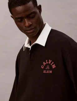 Calvin Klein Polo-Sweatshirt mit grafischem Logo^Herren Hemden & Poloshirts