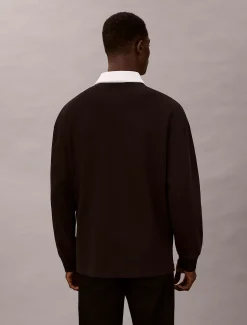 Calvin Klein Polo-Sweatshirt mit grafischem Logo^Herren Hemden & Poloshirts