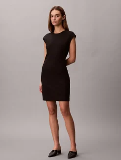 Calvin Klein Ponte-Bodycon-Minikleid^Damen Kleider & Röcke