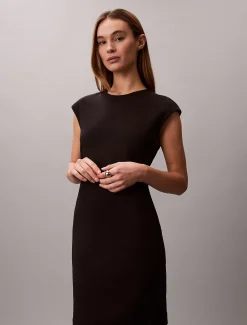 Calvin Klein Ponte-Bodycon-Minikleid^Damen Kleider & Röcke
