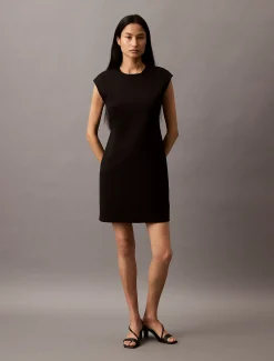 Calvin Klein Ponte-Bodycon-Minikleid^Damen Kleider & Röcke