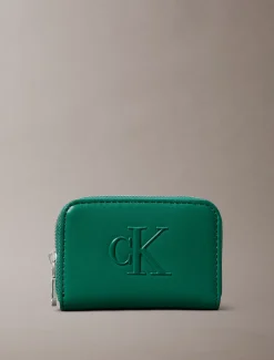 Calvin Klein Portemonnaie mit Monogramm und Reißverschluss^Damen Geldbörsen & Etuis