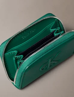 Calvin Klein Portemonnaie mit Monogramm und Reißverschluss^Damen Geldbörsen & Etuis