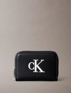 Calvin Klein Portemonnaie mit Monogramm und Reißverschluss^Damen Geldbörsen & Etuis