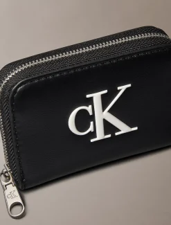 Calvin Klein Portemonnaie mit Monogramm und Reißverschluss^Damen Geldbörsen & Etuis