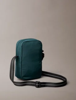 Calvin Klein Praktische schmale Reporter Bag mit Streifenmuster und Reißverschluss^Herren Umhängetaschen & Schultertaschen|Taschen