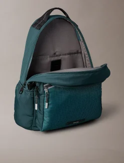 Calvin Klein Praktischer runder Rucksack mit Streifenmuster und Reißverschluss^Herren RucksäckeFrisch Eingetroffen|Taschen