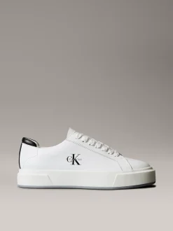 Calvin Klein Premier – Sneakers aus Leder mit charakteristischem Logo^Damen SneakerFrisch Eingetroffen
