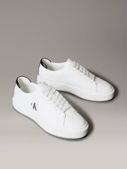 Calvin Klein Premier – Sneakers aus Leder mit charakteristischem Logo^Damen SneakerFrisch Eingetroffen