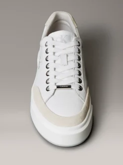 Calvin Klein Premier – Sneakers aus Leder mit charakteristischem Logo^Damen SneakerFrisch Eingetroffen