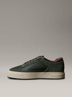 Calvin Klein Premier – Sneakers aus Leder mit charakteristischem Logo^Herren SneakerFrisch Eingetroffen