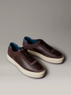 Calvin Klein Premier – Sneakers aus Leder mit charakteristischem Logo^Herren SneakerFrisch Eingetroffen