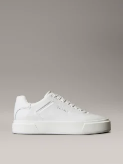 Calvin Klein Premier – Sneakers aus Leder mit charakteristischem Logo^Damen SneakerFrisch Eingetroffen