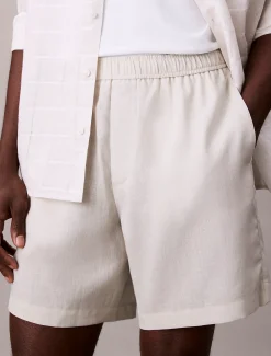 Calvin Klein Pull-On-Shorts aus Leinen-Mix^Herren Hosen & Shorts