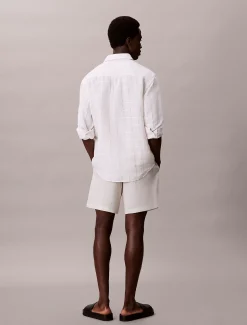 Calvin Klein Pull-On-Shorts aus Leinen-Mix^Herren Hosen & Shorts