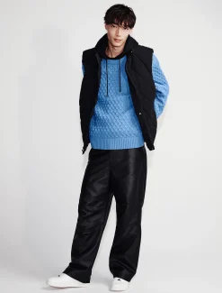 Calvin Klein Pullover aus Merinowolle mit Rundhalsausschnitt^Herren Strickdesigns