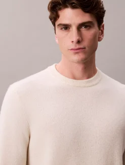 Calvin Klein Pullover aus Wolle mit Rundhalsausschnitt^Herren Strickdesigns
