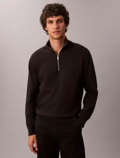 Calvin Klein Pullover mit 1/4-Reißverschluss^Herren Strickdesigns