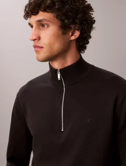 Calvin Klein Pullover mit 1/4-Reißverschluss^Herren Strickdesigns