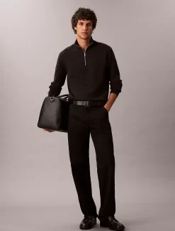 Calvin Klein Pullover mit 1/4-Reißverschluss^Herren Strickdesigns