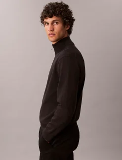 Calvin Klein Pullover mit 1/4-Reißverschluss^Herren Strickdesigns