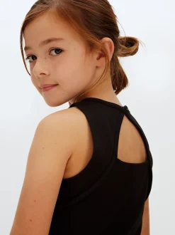 Calvin Klein Punto Milano Cut-out-Top^Kinder T-shirts & Tops|Kleidung