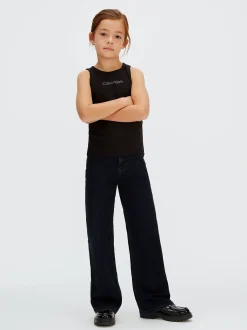 Calvin Klein Punto Milano Cut-out-Top^Kinder T-shirts & Tops|Kleidung