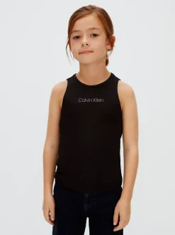 Calvin Klein Punto Milano Cut-out-Top^Kinder T-shirts & Tops|Kleidung