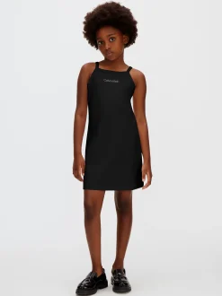 Calvin Klein Punto Milano Trägerkleid^Kinder Kleider & Röcke|Kleidung