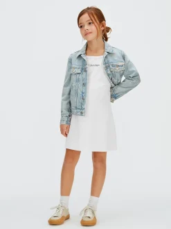 Calvin Klein Punto Milano Trägerkleid^Kinder Kleider & Röcke|Kleidung