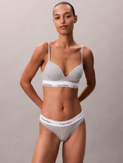 Calvin Klein Push-Up-Plunge-BH - Icon Cotton Modal^Damen Bhs & BralettesFrisch Eingetroffen