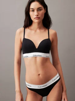Calvin Klein Push-up-Plunge-BH - Icon Cotton Modal^Damen Bhs & BralettesFrisch Eingetroffen