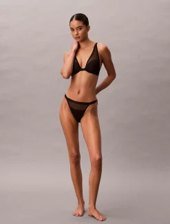 Calvin Klein Push-up-Plunge-BH - Minimalist Mesh^Damen Dessous|Bhs & BralettesFrisch Eingetroffen