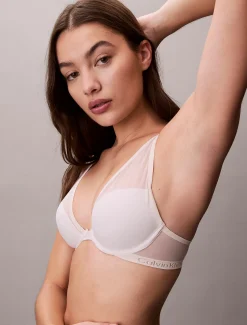 Calvin Klein Push-up-Plunge-BH - Minimalist Mesh^Damen Dessous|Bhs & BralettesFrisch Eingetroffen