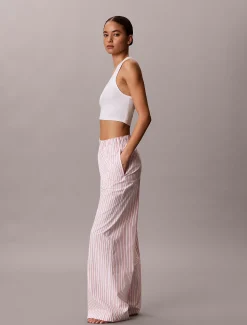 Calvin Klein Pyjama-Hose aus Baumwoll-Popeline^Damen Nachtwäsche & Loungewear