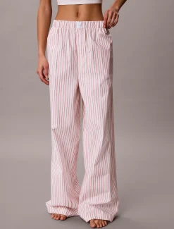 Calvin Klein Pyjama-Hose aus Baumwoll-Popeline^Damen Nachtwäsche & Loungewear