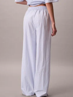 Calvin Klein Pyjama-Hose aus Baumwoll-Popeline^Damen Nachtwäsche & Loungewear