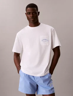 Calvin Klein Pyjama-Set aus Baumwolle mit Logo^Herren Nachtwäsche & LoungewearFrisch Eingetroffen