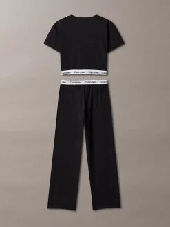 Calvin Klein Pyjama-Set für Mädchen – Icon Cotton Stretch^Kinder Unterwäsche|Unterwäsche