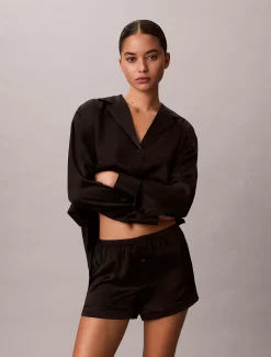 Calvin Klein Pyjama-Shorts - Satin Sheen^Damen Dessous|Nachtwäsche & Loungewear