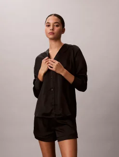 Calvin Klein Pyjama-Shorts - Satin Sheen^Damen Dessous|Nachtwäsche & Loungewear