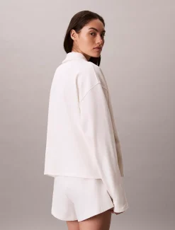 Calvin Klein Pyjama-Shorts aus Baumwolle mit Heritage-Logo^Damen Nachtwäsche & Loungewear